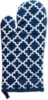 DII Lattice Basics Collection Kitchen Essentials, Oven Mitt & Potholder Set, Nautical Blue, 2, Piece...