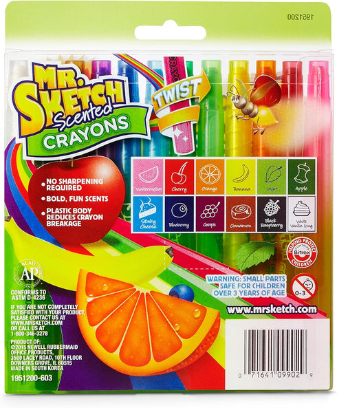 Mr. Sketch Scented Twistable Crayons, 12/Pack...