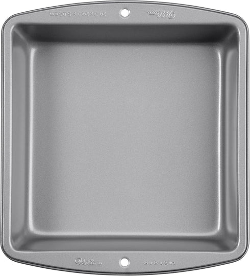 Wilton Recipe Right - 8-Inch Non-Stick Square Cake Pans, Multipack of 2...