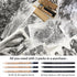 Sketch pencils for drawing and shading - 20pcs art sets with sketching pencils and erasers for all professional artists - dual pack charcoal and g...