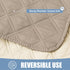 smiry Waterproof Dog Blanket, Reversible Dog Bed Cover Pet Blanket, Soft Couch Cover for Dogs Washable, Bed Couch Sofa Furniture Protector for Pup...