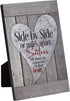DEXSA Sisters Wood Plaque - Made in the USA - 6x9 - Classy Frame Wall & Tabletop Decoration | Easel & Hanging Hook | Side by Side or Miles Apart, ...
