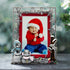 Neil Enterprises Inc. Pewter Winter Snowman Christmas Picture Frame...