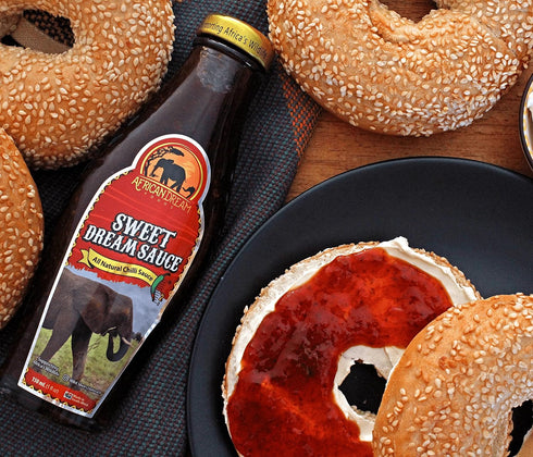 Sweet Dream Sauce Set | Mild and Bold Sauce by African Dream Foods | Bold & Fiery Flavor Spicy Sauce Gift | 5 fl oz, Single Glass Bottle...