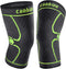 CAMBIVO 2 Pack Knee Brace, Knee Compression Sleeve for Men and Women, Knee Support for Running, Workout, Gym, Hiking, Sports (Green,Medium)...