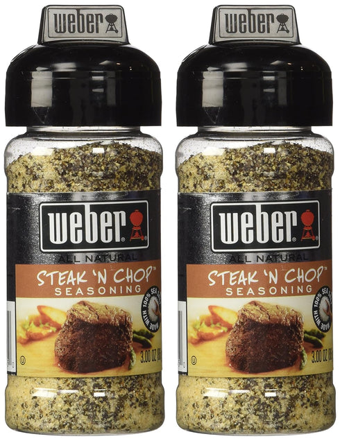 Weber Steak 'N Chop Seasoning, 3.00 Ounces, Pack of 2...