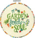 Dimensions Garden Verse Embroidery Starter Kit for Beginners, 6" Diameter, 5 Piece......