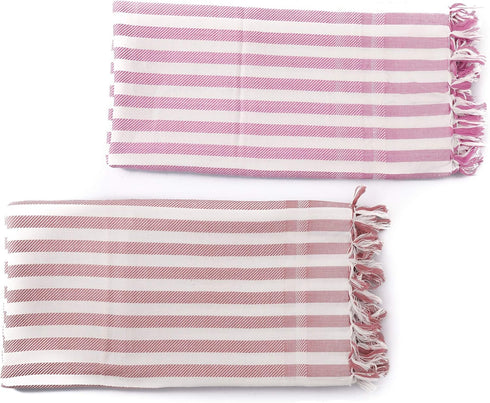 AVKA Studio Indian Towel Bath Handloom Assorted Towels Quick Drying Fast Absorbent Set of 2 32x64 Inches...