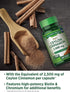 Ceylon Cinnamon Capsules | 2500mg | 60 Count | Vegetarian, Non-GMO & Gluten Free Supplement | Plus Chromium and Biotin | by Nature's Truth...