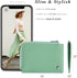 SERMAN BRANDS Wallet Women Zipper Rfid Blocking Small Compact Luxury Leather Pocket Wallet Ladies Mini Purse Credit Card Holder - Compact...