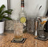 Highball & Chaser Coasters, 12in x 6in. 1cm (6 Pack) Thick Durable and Stylish Bar Mat for Spills, Service Mat for Coffee, Bars, Restaurants Count...