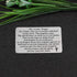 The Lord's Prayer Engraved Wallet Card Bible Verse Wallet Insert Christian Jewelry Religious Gift (The Lord's Prayer Wallet Card)...