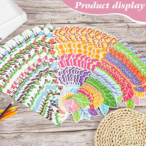 Spring Bulletin Board Border,Spring Borders for Bulletin Board Decorations,Spring Bulletin Board Decorations for Classroom with 200 Glue Point Dot...
