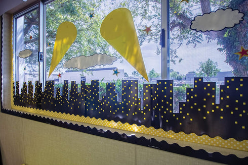 Teacher Created Resources Superhero Cityscape Bulletin Board (TCR5693)...