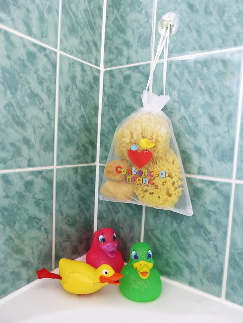 Real Sea Sponges for Babies - 6 Pk Bath Care Set, Gentle, Kind on Skin, for Bathing Washing Body Eyes, Ears Nose, Also for Newborn Toddler Kids; B...