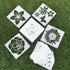 Flower Stencils for Crafts Reusable 16pcs with Snap-ring, 8inch Floral Vine Leaf Butterfly Templates for DIY Card Making,Drawing Creating on Wall,...