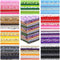 Oudain 100 Pcs 8 x 8 Inch Quilting Fabric Squares Fat Fabric Bundles Cotton Fabric Square Flower Craft Fabric Scraps Quilting Supplies for DIY Cra...