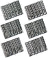 Hardline Products Series 320 Factory Matched 3-Inch Boat & PWC Registration Number Kit, Chrome/Black - CHBLK320...