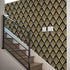 Black Geometric Wallpaper Peel and Stick Modern Contact Paper for cabinet Boho Black and Gold Wallpaper for bedroom Self Adhesive Removable Wallpa...
