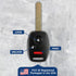 KeylessOption Key Fob Replacement for 2007 2008 2009 2010 2011 2012 2013 2014 2015 Honda CR-V CRV Keyless Entry Remote Control, 3-Button MLBHLIK-1...