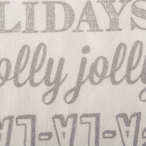 DII Holiday Dining Table Linen Metallic Fabric Kitchen Décor, Christmas Table Runner, 14x72, Silver Holiday Collage...