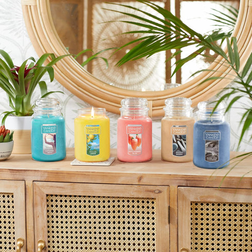 Yankee Candle Warm Luxe Cashmere Scented Classic 22oz Large Jar Single Wick Aromatherapy Candle Over 110 Hours of Burn Time Quality Paraffin Grade...