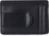 Alpine Swiss Dermot Mens RFID Safe Money Clip Minimalist Wallet Smooth Leather Comes in Gift Box Black...
