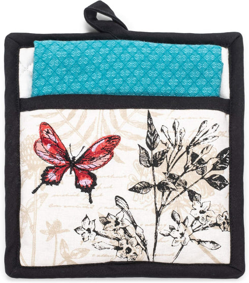 Botanical Potholder Gift Set...