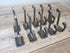 10 Coat Hooks 3 1/2" Long Iron for Hats, Coats, Towels, Bathroom, Kitchen, ETC.!...