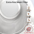 IPOW 2 Pack Extra Fine Mesh Coffee Filter with Coaster Lid and Double-sided Handle, Micron Mesh Tea Infuser for Loose Tea, Food-grade Stainless St...