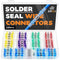 180Pcs Solder Seal Wire Connectors - Heat Shrink Butt Connectors Kit, Waterproof Marine Wiring Splice Terminal Gauge, Electrical Crimp, Trailer Wi...