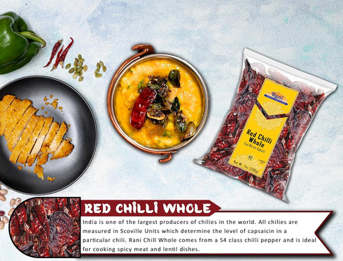 Rani Chilli Whole (Lal Mirch Sabut) 7oz (200g) ~ All Natural | Vegan | No Colors | Gluten Friendly | NON-GMO | Kosher...