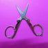 6pcs Stainless Steel Folding Pocket Portable Foldable Mini Travel Scissors Small Scissors Paper Thread Snips Craft Cutter Pointy Sewing Yarn Cutte...
