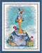 Bilrost Luxury 14ct Floral Cross Stitch Kit for Enthusiasts: Premium DIY Embroidery for Elegant Home Decor & Gifts-Dragon Baby and Gift 12.99 x 16...