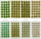 Woohome 112 PCS Static Grass Tuft Model Grass Tufts Railway Artificial Grass, 4 Color Bushy Tuft Flower Cluster Vegetation Groups for DIY Architec...