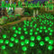 2 Pack St Patricks Day Decorations Solar Outdoor Lights, 18 LED Lucky Green Shamrock Lights Irish Firefly Solar Lights, 2 Modes Waterproof St Patr...