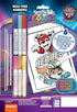PAW Patrol The Mighty Move 16 Page Imagine Ink Coloring Pad, with 6 Mini Mess Free Markers, Bendon 58596...