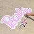 Sunny Days Entertainment Barbie Jumbo Chalk Holders | 5 Chalk Sticks with Holders for Kids | Barbie Outdoor Toys...