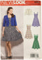 New Look Sewing Pattern UN6390A Autumn Collection Misses' Dresses with Full Skirt Sewing Patterns, A (8-10-12-14-16-18)...