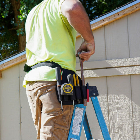 Tool Pouch with Belt Utility Belt for Many Uses Versatile Tool Belt for Electricians Carpenters and Construction Workers Tool Organizer to Conveni...