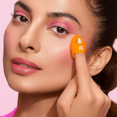 Real Techniques Mini Miracle Concealer Puff Trio, Small Makeup Puff For Liquid & Cream Foundation & Concealer, Targeted Concealing, Travel Friendl...