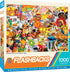 Masterpieces 1000 Piece Jigsaw Puzzle - Retro Flashback Breakfast Eats Morning Food Cereal - 19.25"x26.75" - Fun for All Ages...