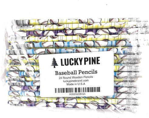 Baseball Pencils, Kids Sport Pencils (24 pencil set)...