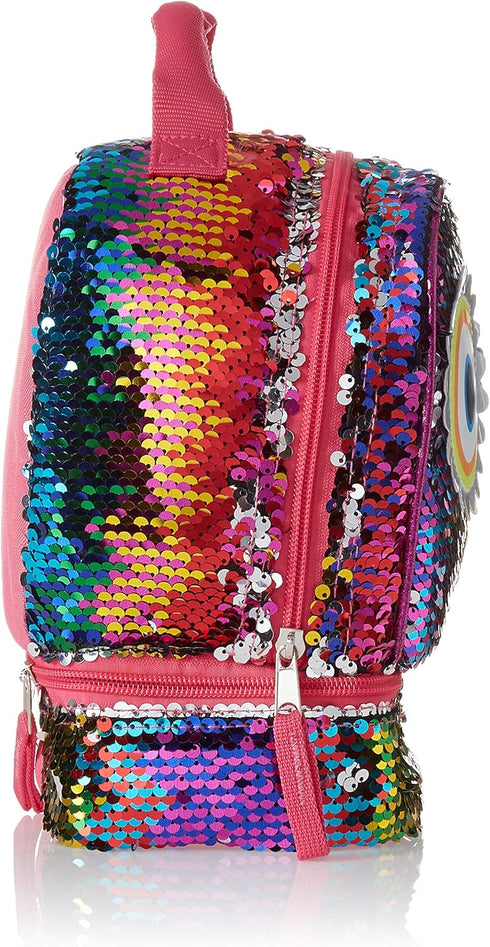 UPD Owl Dual Compartment Lunch Bag 9 x 7.5 x 5, Multicolor...