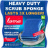 Homie 3X Longer Lasting Scrub Sponges, 6 Zero Scratch Kitchen Sponges for Washing Dishes and Cleaning The Kitchen and Bath, Non-Scratch Sponge Saf...