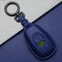 Tukellen Compatible with Subaru Leather Key Fob Cover with Keychain Fit for WRX Outback Ascent Forester Crosstrek Legacy Impreza Smart Remote, Gen...