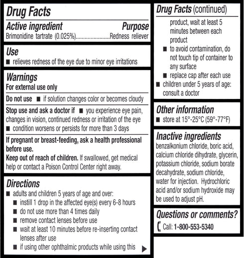 LUMIFY Redness Reliever Eye Drops 0.08 Ounce (2.5mL)...