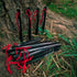 Wise Owl Outfitters Tent Stakes - Heavy Duty Camping Stakes for Outdoor Tent & Tarp - Essential Camping Accessories, Available in 12pk or 16pk Bla...