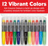 Faber-Castell Gel Crayons - 12 Vibrant Colors In Durable Storage Case...