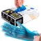 [500-Box Disposable Plastic Poly Gloves - One Size Fits Most - Color Variants - Single-Use Hand Covers for Food Safe Handling, Preparation, Kitche...